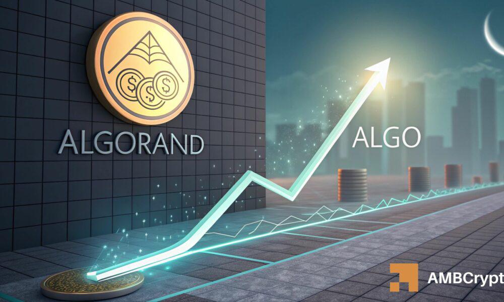 Algorand发出双重买入信号：ALGO瞄准0.20美元反弹关键时刻